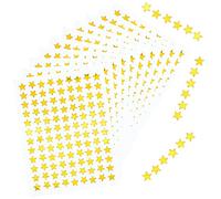 2160 Pcs 20 Sheets Gold Star Stickers, Reward Stickers for Children, Small Star Sticker for Reward Chart (20)