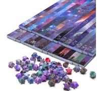 2160 Pcs Constellations Printed Origami Star Paper Strips, Windspeed Origami Star Paper Strips Galaxy Lucky Star Paper Strips
