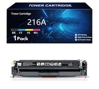 216A Toner Cartridges Compatible for HP 216A W2410A W2411A W2412A W2413A for HP Color Laserjet Pro MFP M183fw M182n M183nw M182nw M155a M155nw Printer With Chip,Black-1 Pack