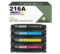 216A W2410A W2411A W2412A W2413A Toner Cartridge Compatible Use Replacement for HP Color Laserjet Pro MFP M183fw M182nw M183 MFP M155 Printer (4, Black Cyan Magenta Yellow)