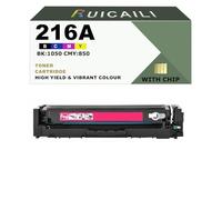 216A W2410A W2411A W2412A W2413A Toner Cartridge Compatible Use Replacement for HP Color Laserjet Pro MFP M183fw M182nw M183 MFP M155 Printer (1, Magenta)