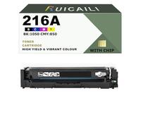 216A W2410A W2411A W2412A W2413A Toner Cartridge Compatible Use Replacement for HP Color Laserjet Pro MFP M183fw M182nw M183 MFP M155 Printer (1, Black)