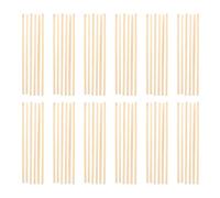 216pcs Bamboo Weaving Strips, , Craft Material for Basket Making | Natural Unfinished Texture, 30x0.8x0.1cm, Suitable for Furniture Repair, Floral Displays, Lessons and Home Projects