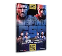 217 Michael Bisping Vs Georges St-Pierre GSP Dillashaw MMA Poster Decorative Painting Canvas Wall Posters And Art Picture Print Modern Family Bedroom Decor Posters 08x12inch(20x30cm)