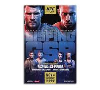 217 Michael Bisping Vs Georges St-Pierre GSP Dillashaw MMA Poster Decorative Painting Canvas Wall Posters And Art Picture Print Modern Family Bedroom Decor Posters 08x12inch(20x30cm)