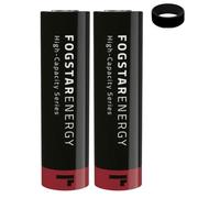 21700 6000mAh Highest MAH Red Compatible With Fogstar Energy Works 10A Rechargeable Cell + No Band With Sub Ohm Kit No Nicotine + Band (2 PACK)