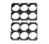 21700 Battery Holder Bracket for DIY with Splicable Format Abspc Fabric 4pcs Black 2x3 Battery Packs Plastic Frame Stand