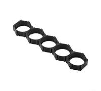 21700 Battery Holder for Lithium Battery Pack Frame, Plastic Assembly Bracket with Flat Head Design, ABS+PC Material, 10 pcs Pack for DIY 21700(10PCS 1x5)