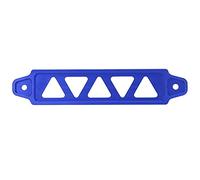 217mm 8.5in Universal Car Battery Tie Down Bracket Aircraft Grade Billet Aluminum Battery Holder Brace Fasten Fix Stabilizer with Anodic Oxidation Treatment for Batteries Width (Blue)