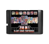 218 Games in 1 Cartridge, Sega Genesis, Mega Drive, 16 Bit, With Battery Save Function, Classic Collection
