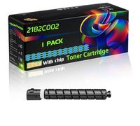 2182C002 2183C002 2184C002 2185C002 Compatible for Canon Toner Cartridge with Chip imageRUNNER Advance C356P C356i C256i DX Printers (1 Pack Cyan)