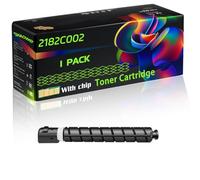 2182C002 2183C002 2184C002 2185C002 Compatible for Canon Toner Cartridge with Chip imageRUNNER Advance C356P C356i C256i DX Printers (1 Pack Black)