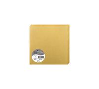 Clairefontaine 2191C Gold Iridescent Paper Pack of 25 Double Cards Square 16x16cm 210gsm Events Correspondence Invitation Cards Pollen Range Premium Smooth