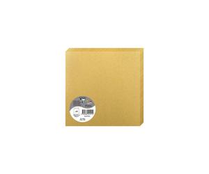 2191C Gold Iridescent Paper Pack of 25 Double Cards Square 16x16cm 210gsm Eve...