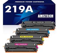 219A 219X W2190A 3302FDW Toner: Compatible for HP 219A 219X for Color LaserJet Pro MFP 3302FDW 3302SDW 3302FDN 3302FDNG 3302FDWG 3302SDWG 3202DN 3202DW Black Cyan Yellow Magenta 4-Pack No Chip