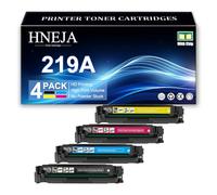 219A Toner Cartridges for HP 3202dn 3202dng 3202dw 3302fdn 3302fdng 3302fdw 3302fdwg Printer, High Yield W2190A W2191A W2193A W2192A Toner Cartridge Replacement,4 Colors-1 Pack