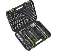219pc PREMIUM Socket / Bit & Ratchet Handle Set - 1/4" 3/8" 1/2" Drive 6 Point Loops Multi One Size