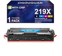 219X 219A Compatible with HP 219X for MFP 3302fdwg for HP Color Laserjet Pro MFP 3302fdwg Toner MFP 3302sdwg MFP 3302fdng (Cyan W2191X)
