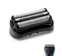 21B Replacement Head Compatible with Braun Series 3, 21B Wet and Dry Replacement Foil and Cutter for Braun Electric Shaver S3, 300s, 310s, 3010s, 3040s, 5409, 340s-4