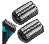 21B S3 Replacement Head Compatible with Braun Series 3 Replacement Head,Shaver Head Fits Models 3000s, 3010s, 3040s, 3050cc, 300S, 310S, 320S, 330S, 340S, 360S, 380S (2 Pack)