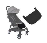 21cm Baby Stroller Extension Footrest Universal Footrest Extended Seat Pedal Pushchair Foot Support Accessory for YOYA VOVO Baby Stroller(Black)