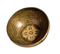 21cm Buddhist Scriptures Tibetan Singing Bowl Nepalese Handmade Professional Audio Bowls Decoration