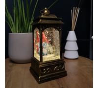 Samuel Alexander 21Cm Christmas Gonk Glitter Water Spinner Lantern Decoration