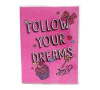 21cm JoJo Siwa Spiral Notebook for Kids, Glitter Bound Diary, A5 Journal Notebook 80 Sheets, Notepad Diary Pad Writing Book for Home, Notepad Diary for School Office Work