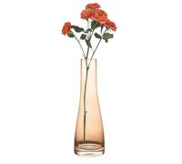 21CM Single Bud Glass Vase Clear Mini Mouth Single Stem Vases for Decorative Home Decor Living Room Office and Centerpieces(excluding flower)