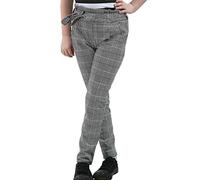 21Fashion Kids Girls Casual Paperbag Hound Print Trousers Childs Tie Waist Cigarette Pants (11-12 Years)