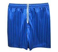 21Fashion Kids Unisex Shadow Stripe Gym Sports Games School PE Shorts Royal Blue