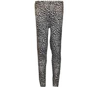 21Fashion Ladies Skin Fit Stretchy Printed Leggings Trousers Fancy Party Wear Pants Womens Sports Gym Leggings Viscose Yoga Pants White Leopard Print Medium/Large UK 12-14