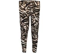 21Fashion Ladies Skin Fit Stretchy Printed Leggings Trousers Fancy Party Wear Pants Womens Sports Gym Leggings Viscose Yoga Pants Tiger Print Medium/Large UK 12-14