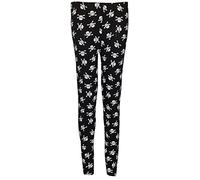 21Fashion Ladies Skin Fit Stretchy Printed Leggings Trousers Fancy Party Wear Pants Womens Sports Gym Leggings Viscose Yoga Pants Pirate Skull 3X Large UK 24-26