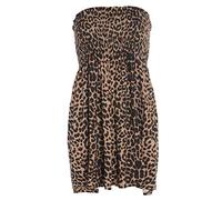 21Fashion New Womens Ladies Sheering Top Strapless Bandeau Dress Top Jersey Ladies Plus Size Boobtube Top Dress UK 8-22