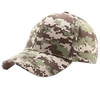 21Fashion Plain Baseball Caps Mens Baseball Caps Unisex Peak Caps Summer Hats Sports Caps Brown Camouflage One Size