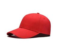 21Fashion Plain Baseball Caps Mens Baseball Caps Unisex Peak Caps Summer Hats Sports Caps Red One Size