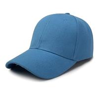 21Fashion Plain Baseball Caps Mens Baseball Caps Unisex Peak Caps Summer Hats Sports Caps Sky Blue One Size