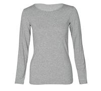 21Fashion Unisex Long Sleeves Round Neck Tshirt#(Light Grey Plain Shirt#11-12 Years#Unisex)