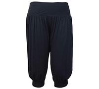 21Fashion Womens 3/4 Plain Ali Baba Harem Pants Ladies Casual Wear Baggy Trouser