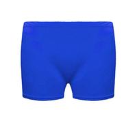 21Fashion Womens Girls Microfiber Hot Pants Shorts Ladies Dance Gym Stretch Shorts Royal Blue
