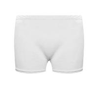 21Fashion Womens Girls Microfiber Hot Pants Shorts Ladies Dance Gym Stretch Shorts White
