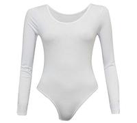 21Fashion Womens Girls Stretch Leotards Kids School PE Ballet Dance Gymnastics Full Sleeves