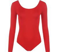 21Fashion Womens Girls Stretch Leotards Kids School PE Ballet Dance Gymnastics Full Sleeves