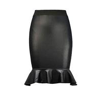 21Fashion Womens Mini Skirt Tunic Top Bodycon Dress Ladies Wet Look PVC Leather Leggings