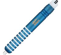 (21G, Blue) Unicorn Blue Silver Star Darts Set Gary Anderson Gripper 3 Shaft 21/23/25/27G