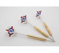 21g darts set, Chelsea dart flights, stems & case