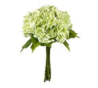 21In Light Green Artificial Hydrangea Flowers 5 Pcs Real Touch 3D Print Latex Flowers for Wedding Centerpieces Bouquets DIY Floral Decor Home Decoration with Stems