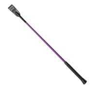 (21in, Navy/Raspberry) Shires Threaded Leather Horse Riding Whip
