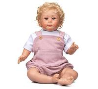 21in Simulation For Doll Caucasian Reborns For W/Opened Eyes & Movable Arms Legs Cloth Body For Adults Infant Dolls Babie For Girls Toddler For Men Adults Accessories Full